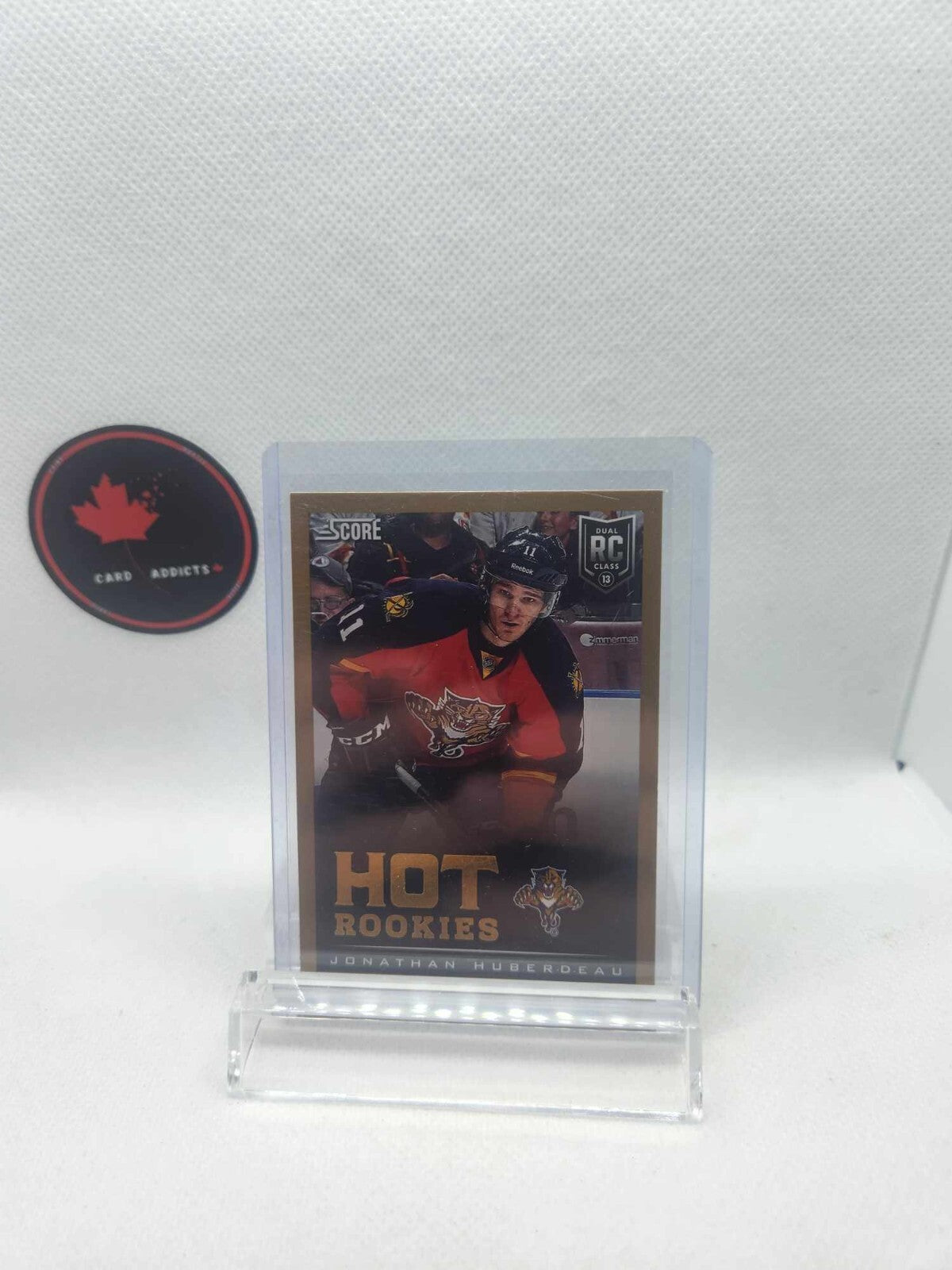 2013-14 Score Hot Rookies Gold #648 Jonathan Huberdeau Rookie RC
