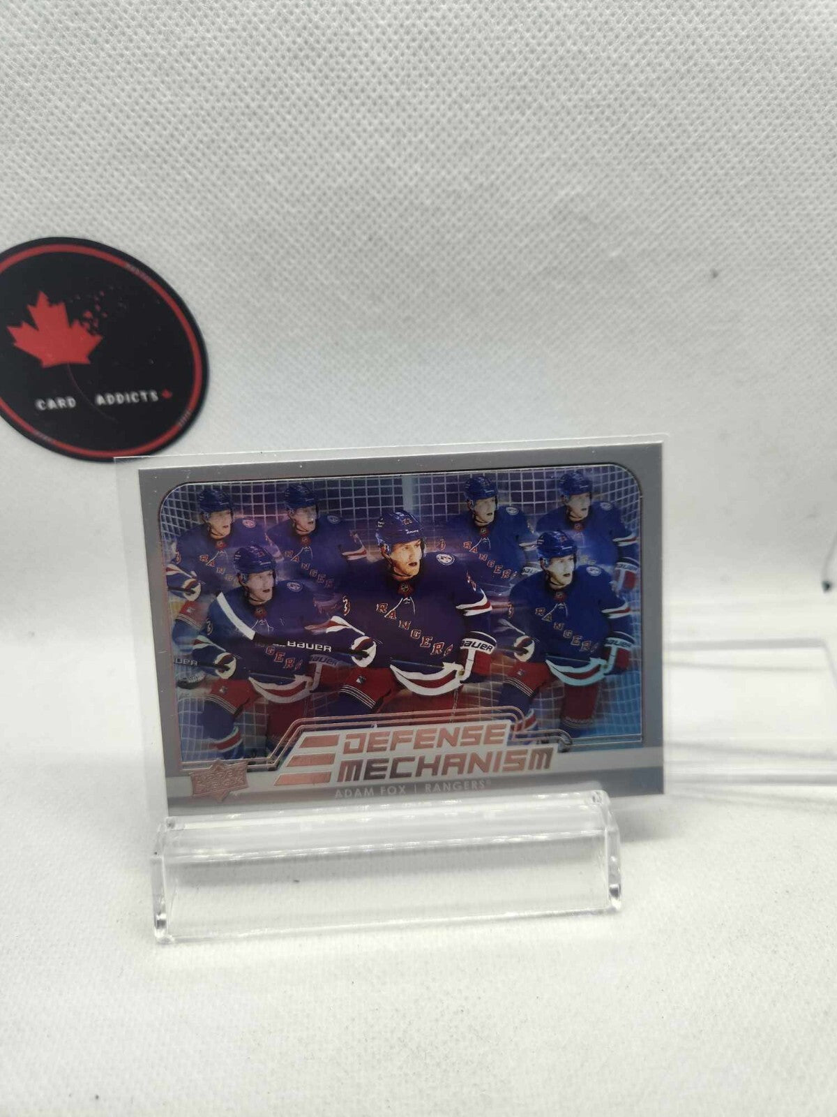 2022-23 Upper Deck Defense Mechanism Adam Fox New York Rangers #DM-27