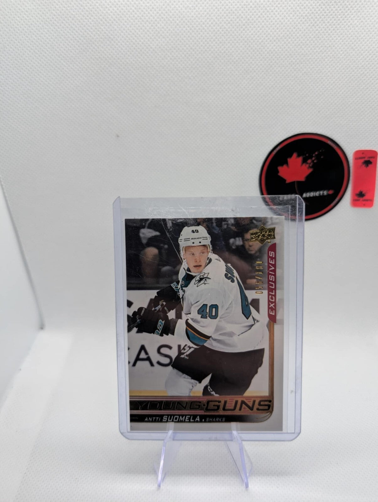 18/19 UD YOUNG GUNS ANTTI SUOMELA # 238 Exclusives /100