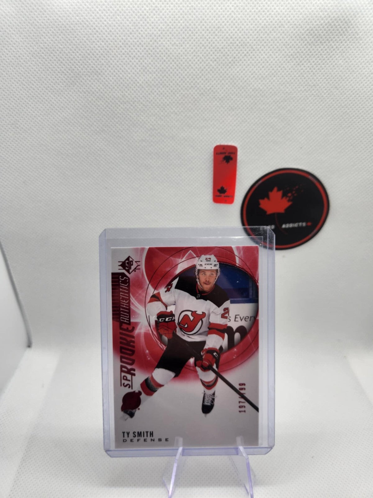 2020-21 SP Rookie Authentics #114 Ty Smith RC Red /799