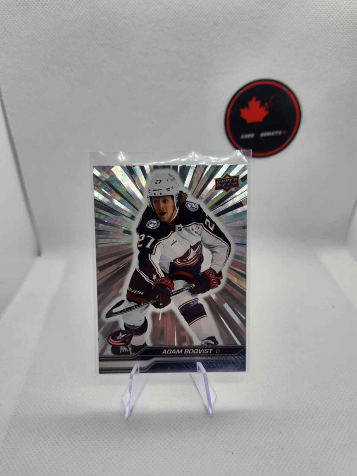 2023-24 Upper Deck Outburst Silver #52 Adam Boqvist
