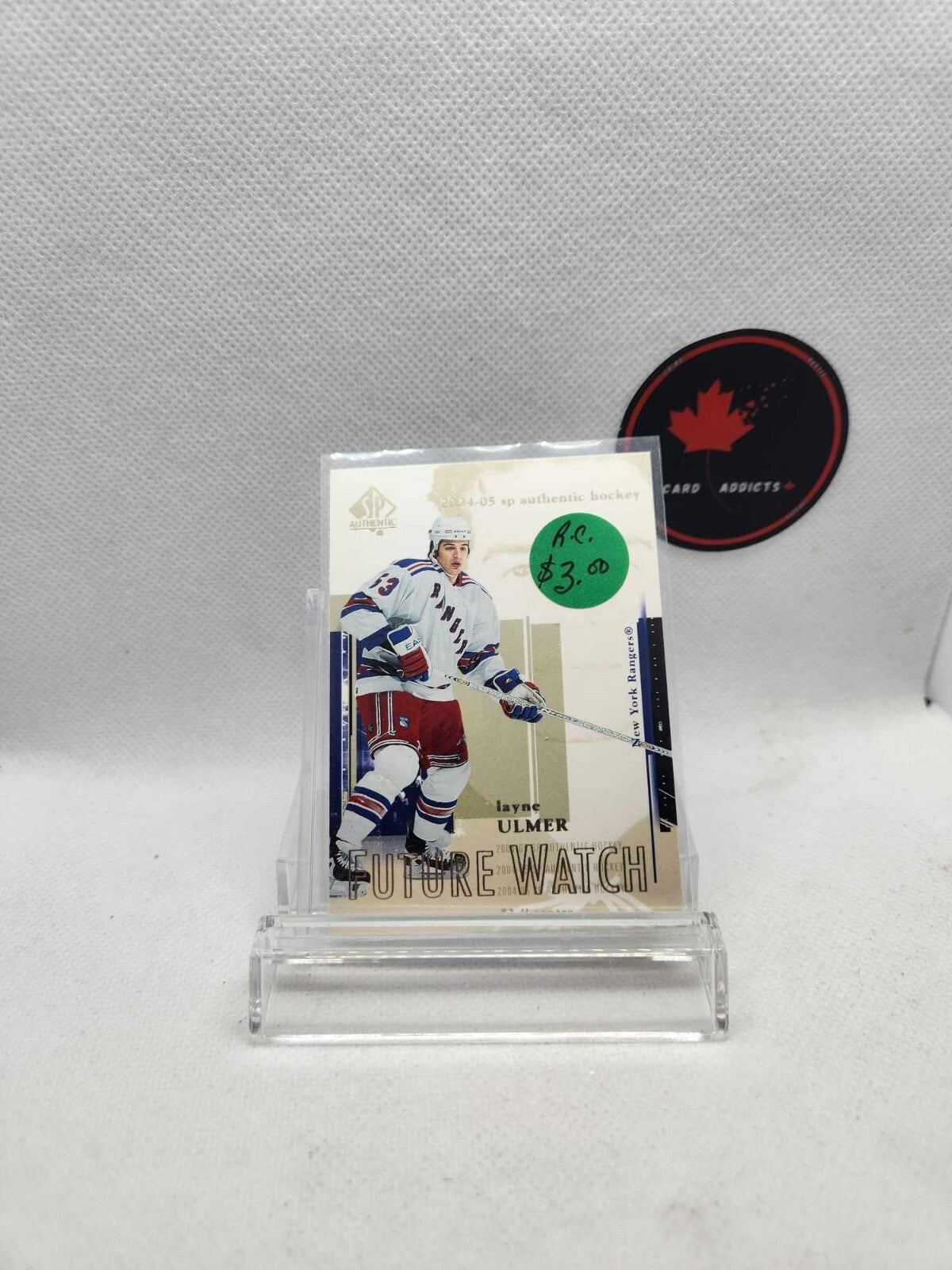 2004-05 Sp Authentic Future Watch Layne Ulmer Rookie RC Card# 93