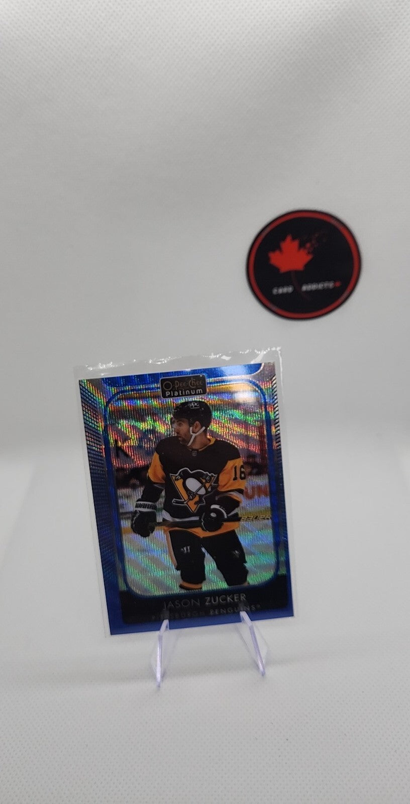 2021-22 O-Pee-Chee Platinum Jason Zucker Blue Surge SP Penguins 42