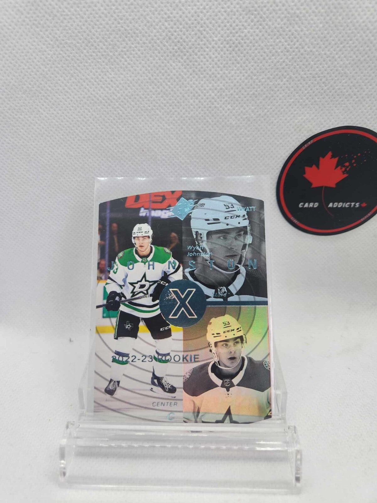 22-23 Upper Deck Extended SPX-32 Wyatt Johnston Stars Die Cut