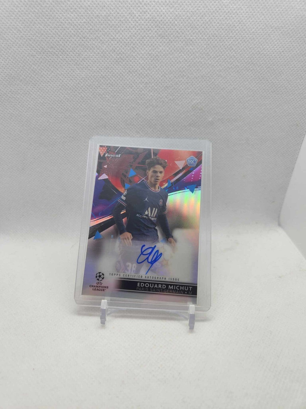 2021-22 Topps Finest | EDOUARD MICHUT Rookie Auto | PSG