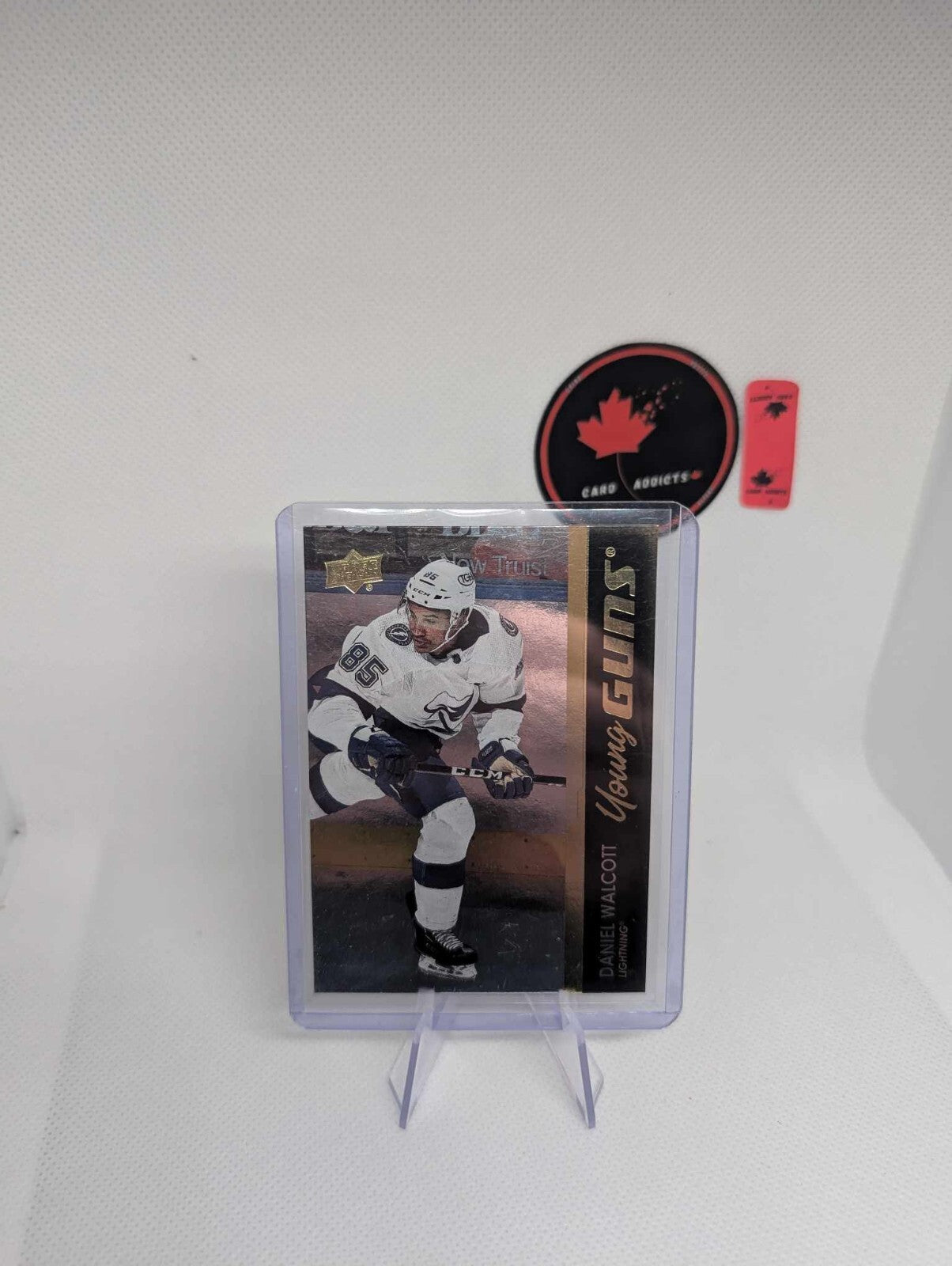 2021-22 Upper Deck Daniel Walcott Young Guns Silver Foil Rookie #229 Lightning