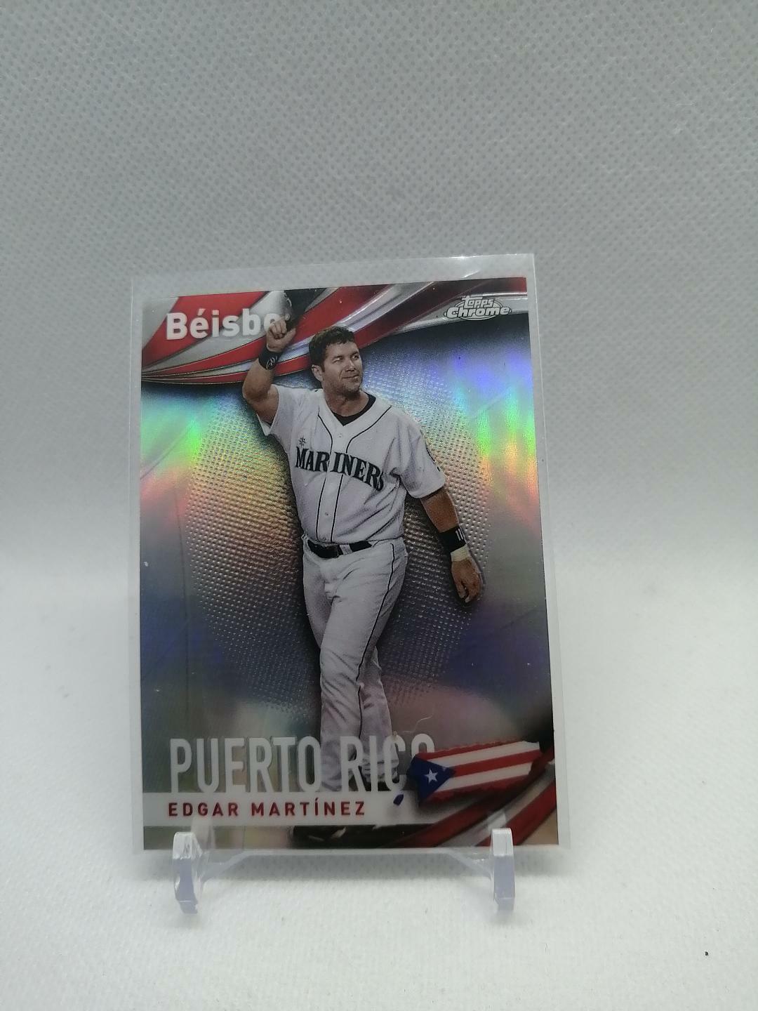 2021 Topps Chrome EDGAR MARTINEZ Beisbol Refractor #B-8 Mariners