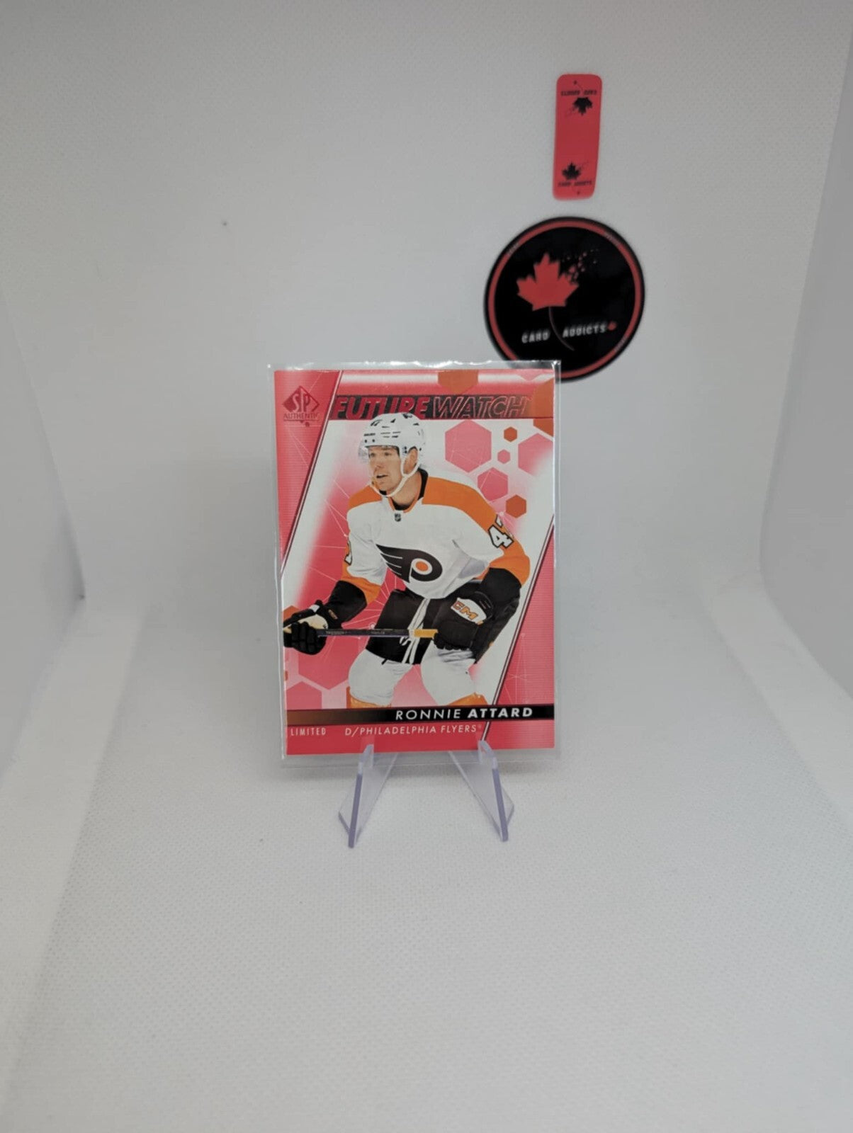 2022-23 UD SP AUTHENTIC LIMITED RED FUTURE WATCH ROOKIE #125 RONNIE ATTARD