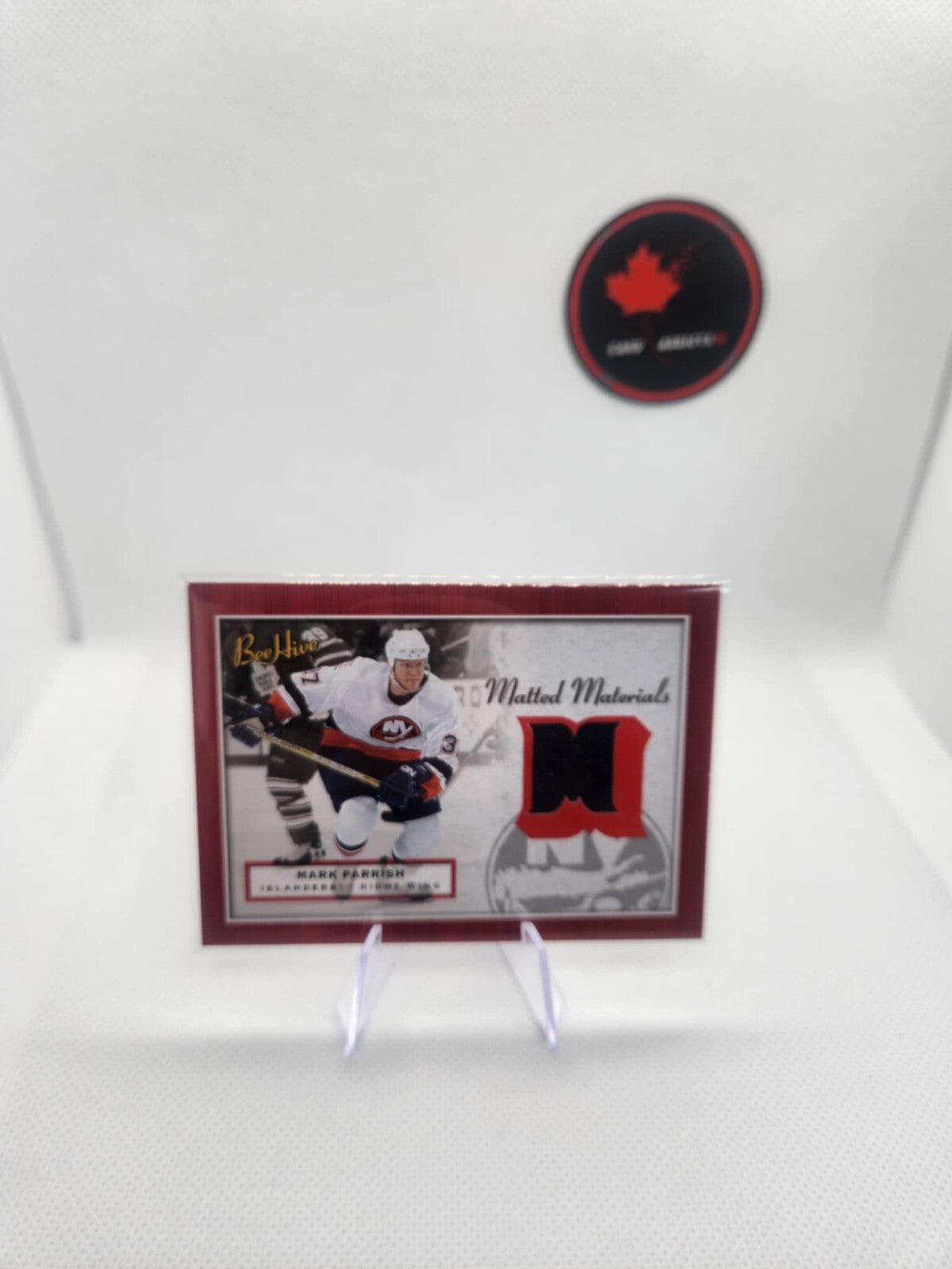 2005-06 Beehive Matted Materials Mark Parrish #MM-MP New York Islanders