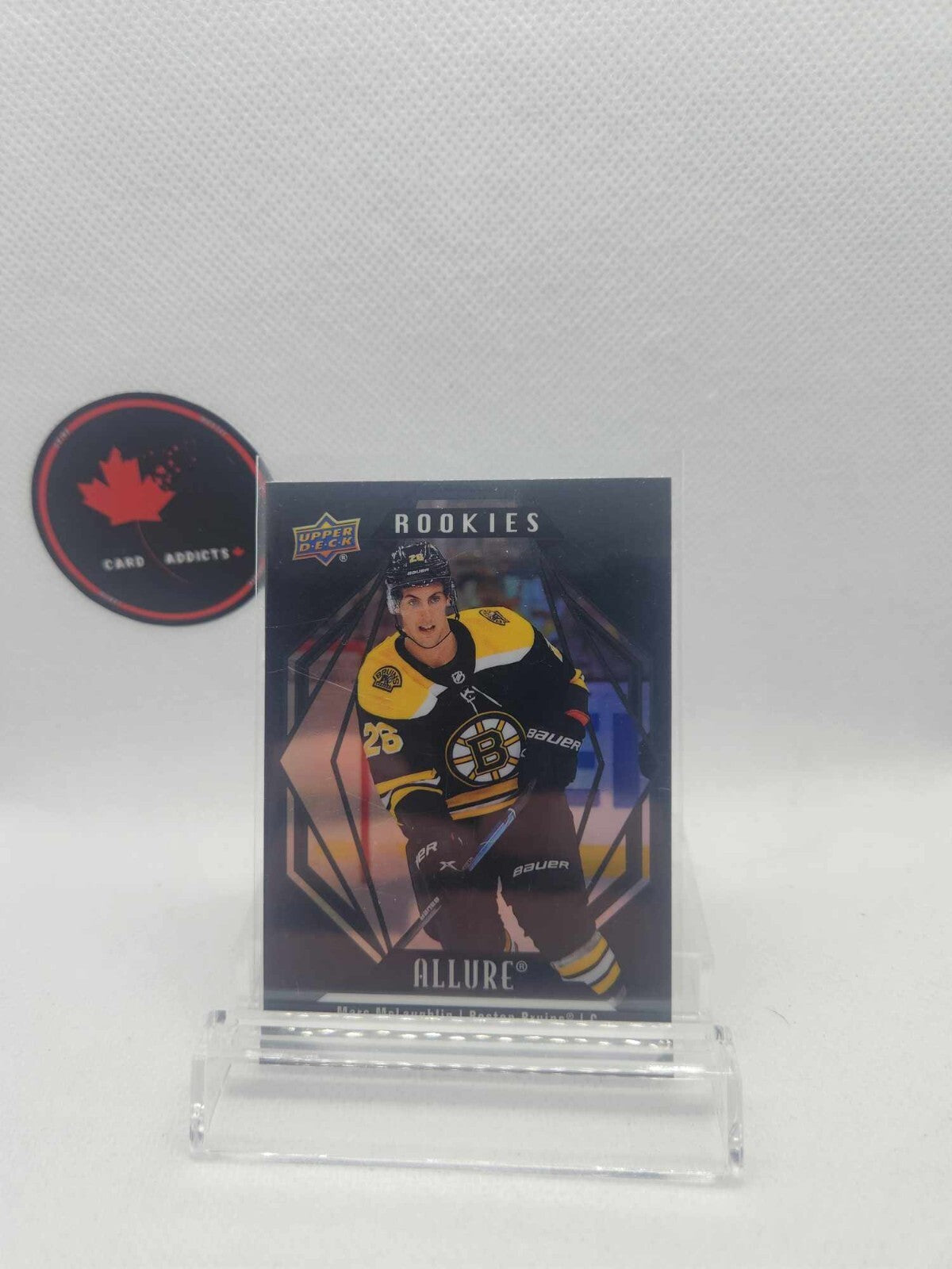 2022-23 Upper Deck Allure #104 Marc McLaughlin - Boston Bruins Black Rainbow