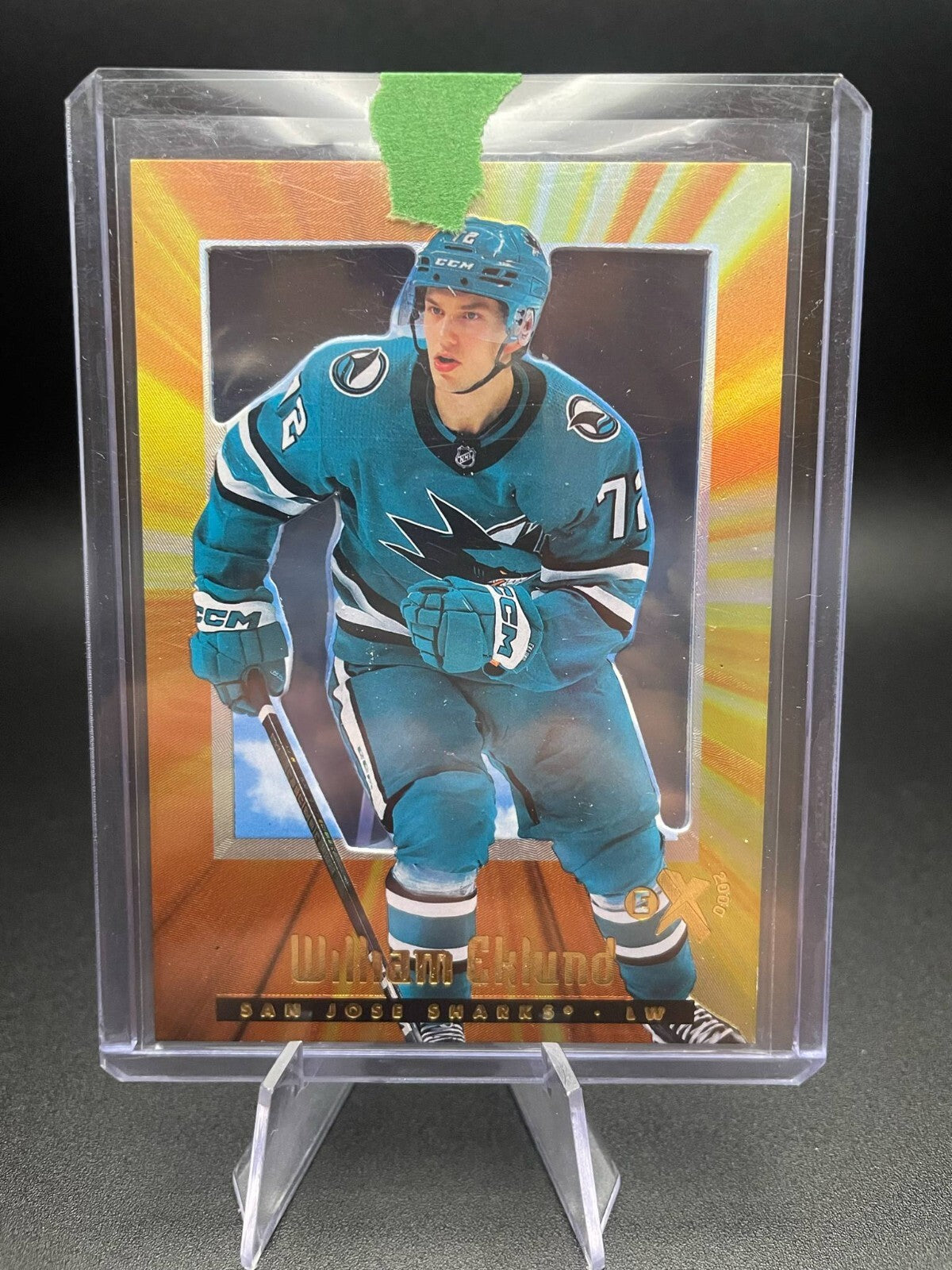 2023-24 Skybox EX-2000 William Eklund #34 San Jose Sharks