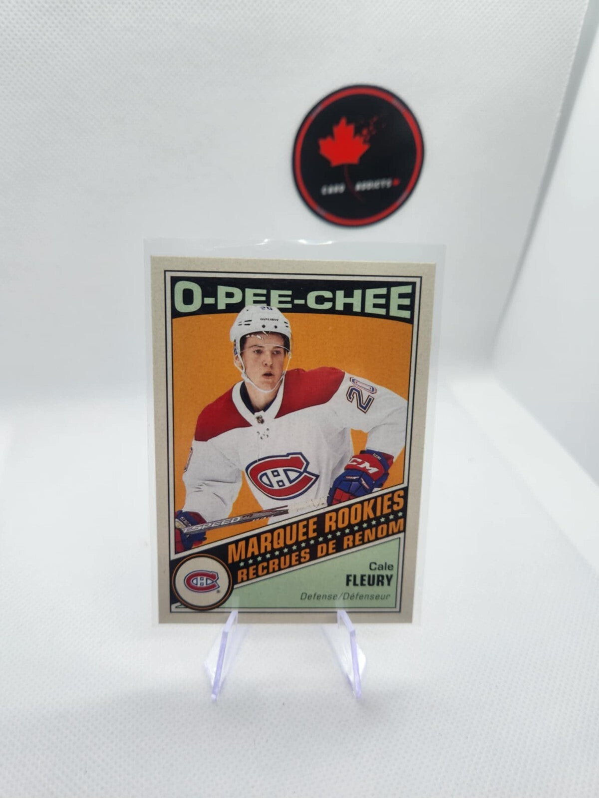 Cale Fleury Marquee Rookies Retro 2019-20 Upper Deck OPC Update #636 Rookie RC