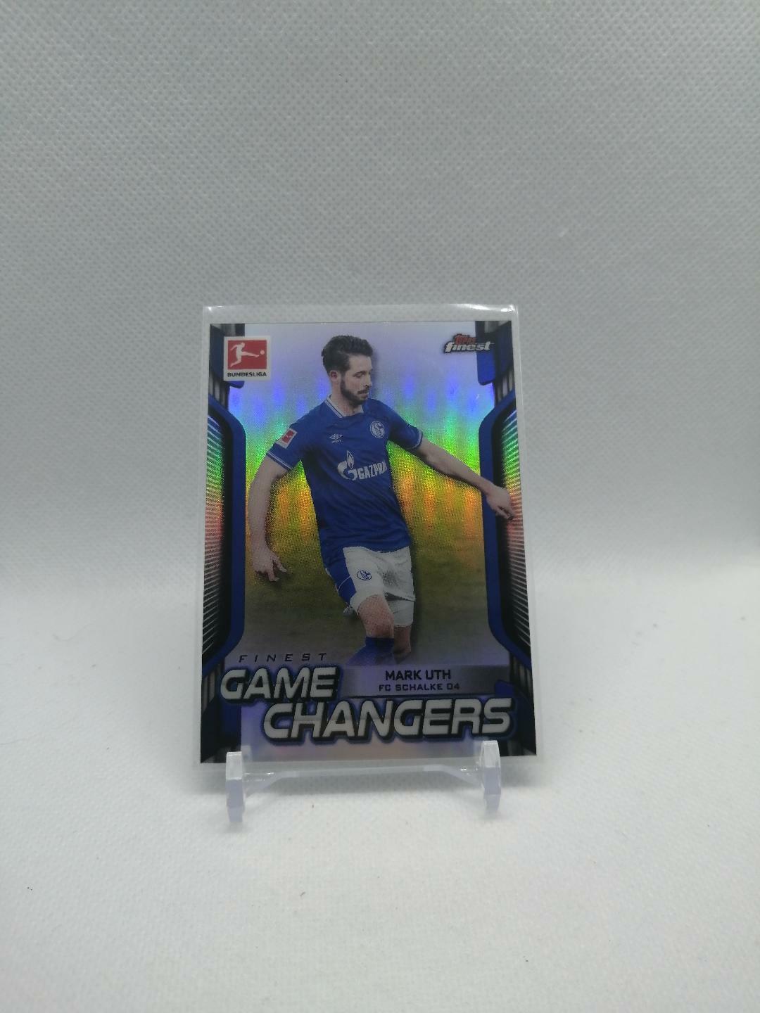 2020-21 Topps Finest Bundesliga Mark Uth Finest Game Changers Card #FG-MU