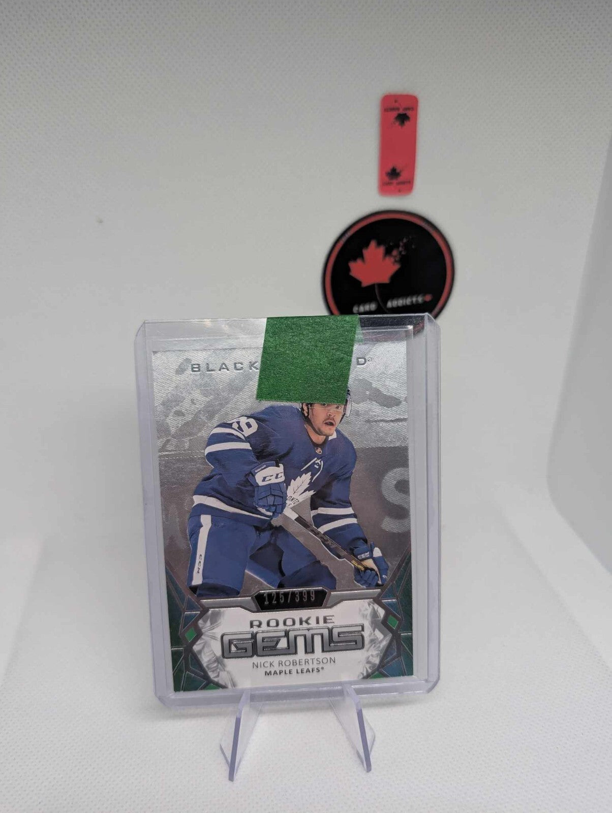 2020-21 Upper Deck Black Diamond Rookie Gems Nick Robertson /399 #RG-NR Toronto