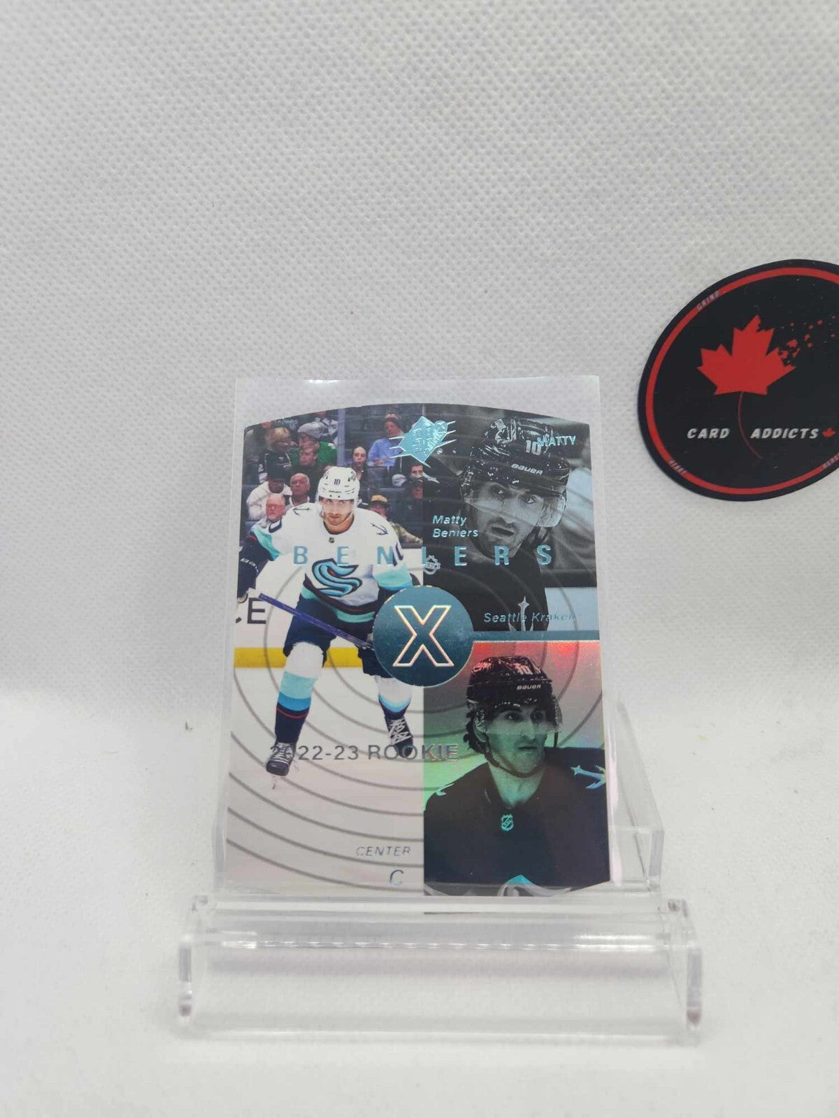 2022-23 UD Extended Matty Beniers Rookie Retro 97-98 SPX-47 Kraken