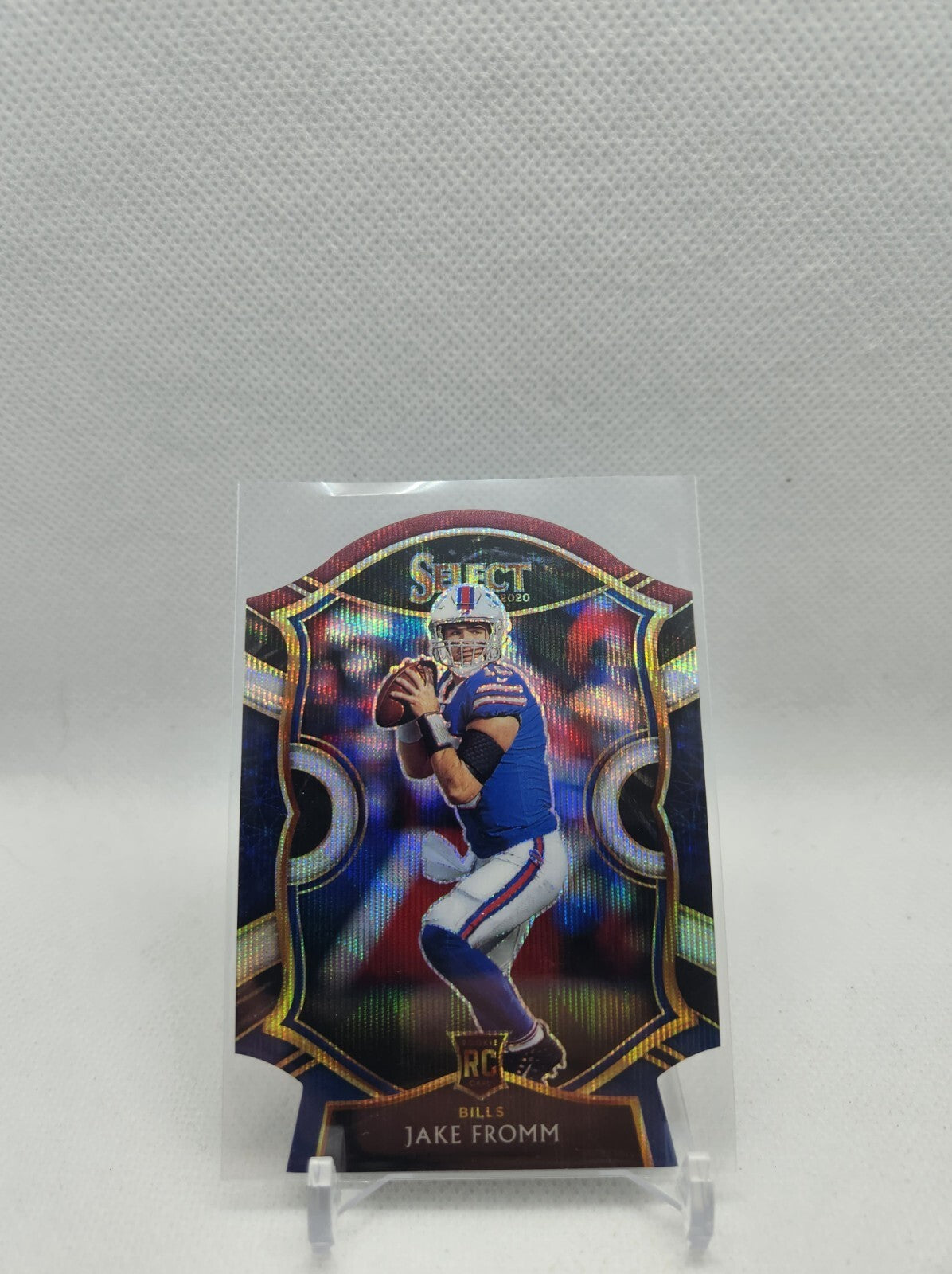 2020 Panini Select JAKE FROMM TRI COLOR DIE CUT PRIZM ROOKIE BILLS #49