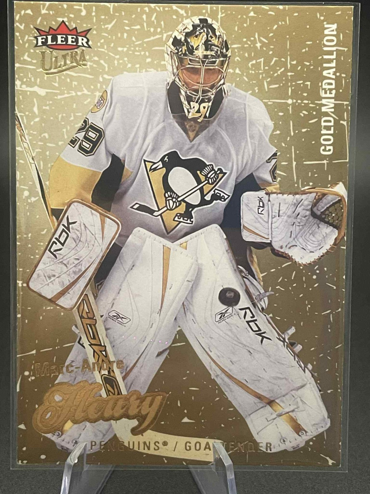 Marc-Andre Fleury 2008-09 Fleer Ultra Gold Medallion Card #75
