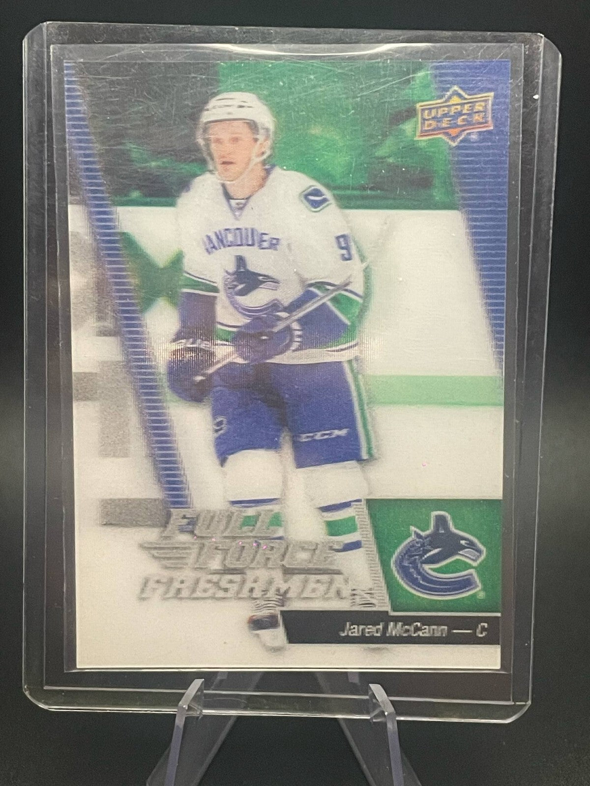 2015-16 Upper Deck Full Force Jared McCann Rookie Vancouver Canucks #118