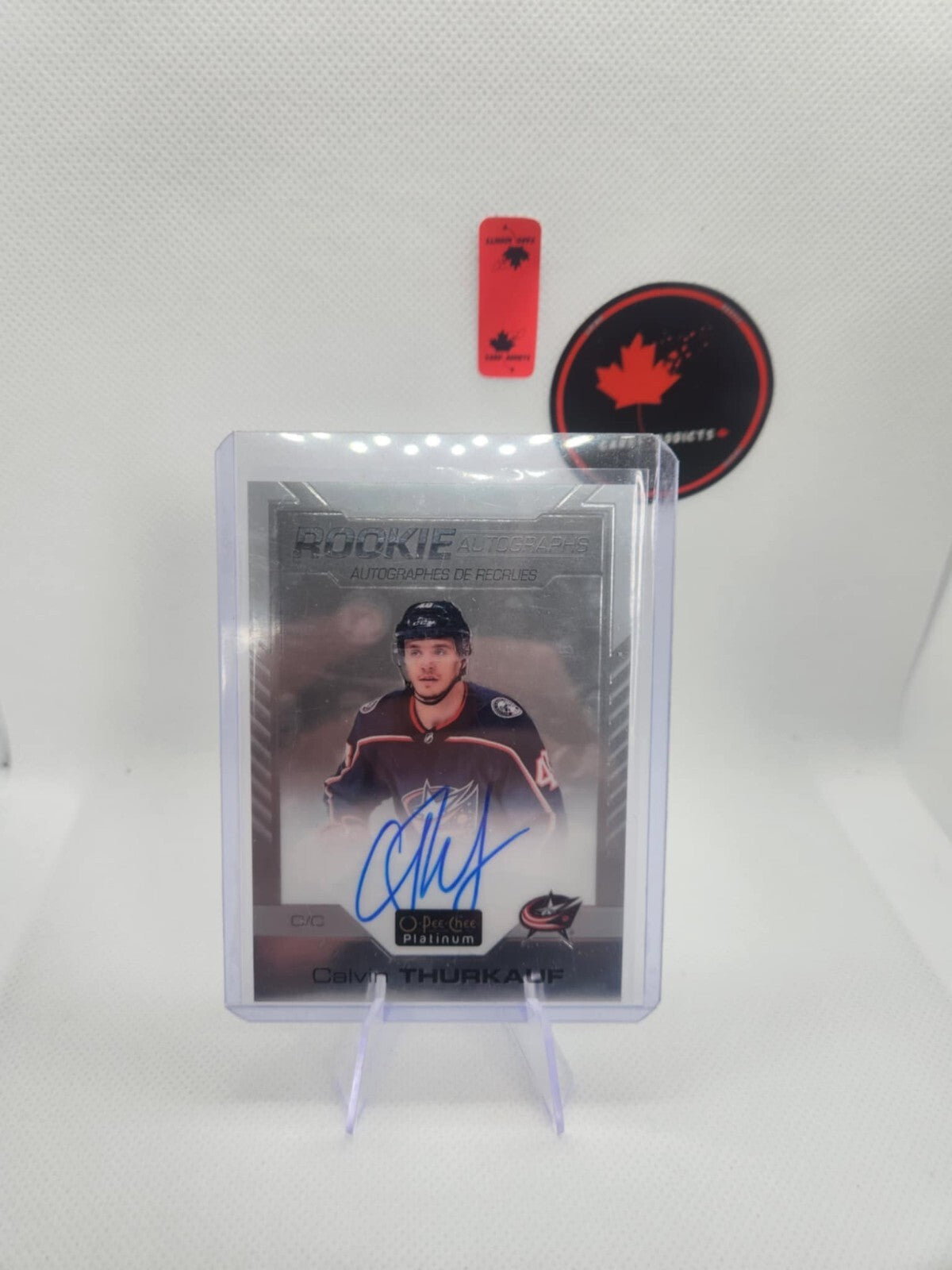 2020 O-PEE-CHEE PLATINUM CALVIN THURKAUF ROOKIE AUTO #R-CT
