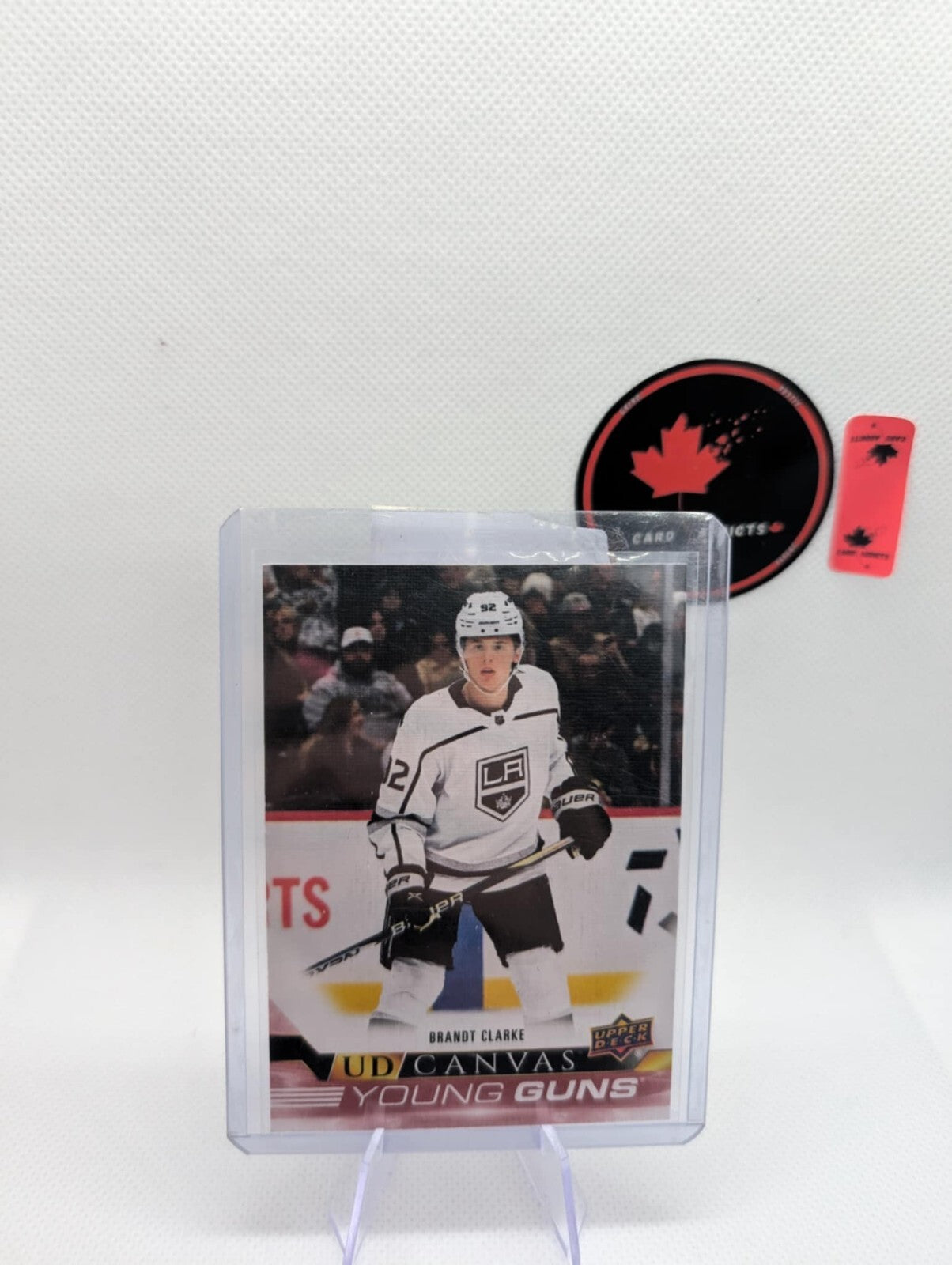 2022-23 Upper Deck Young Guns Canvas Brandt Clarke RC Los Angeles Kings