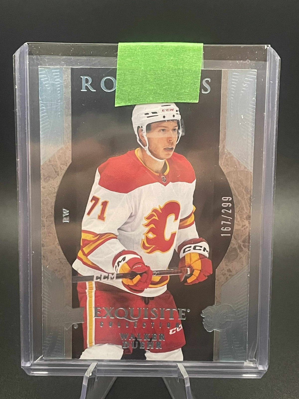 WALKER DUEHR 2023-24 Exquisite ROOKIES PLATINUM BLUE /299 #R12 Flames