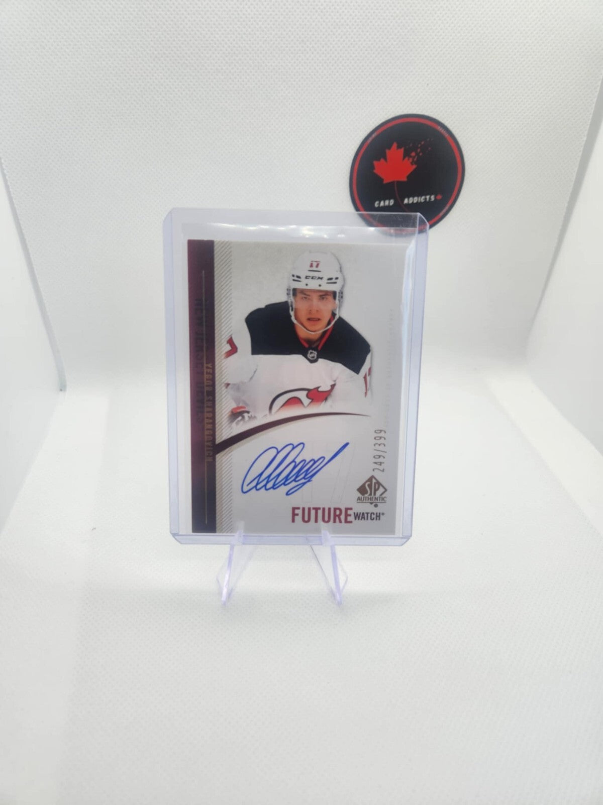 2020-21 SPA Retro Future Watch Auto Yegor Sharangovich /399 2 Available Flames