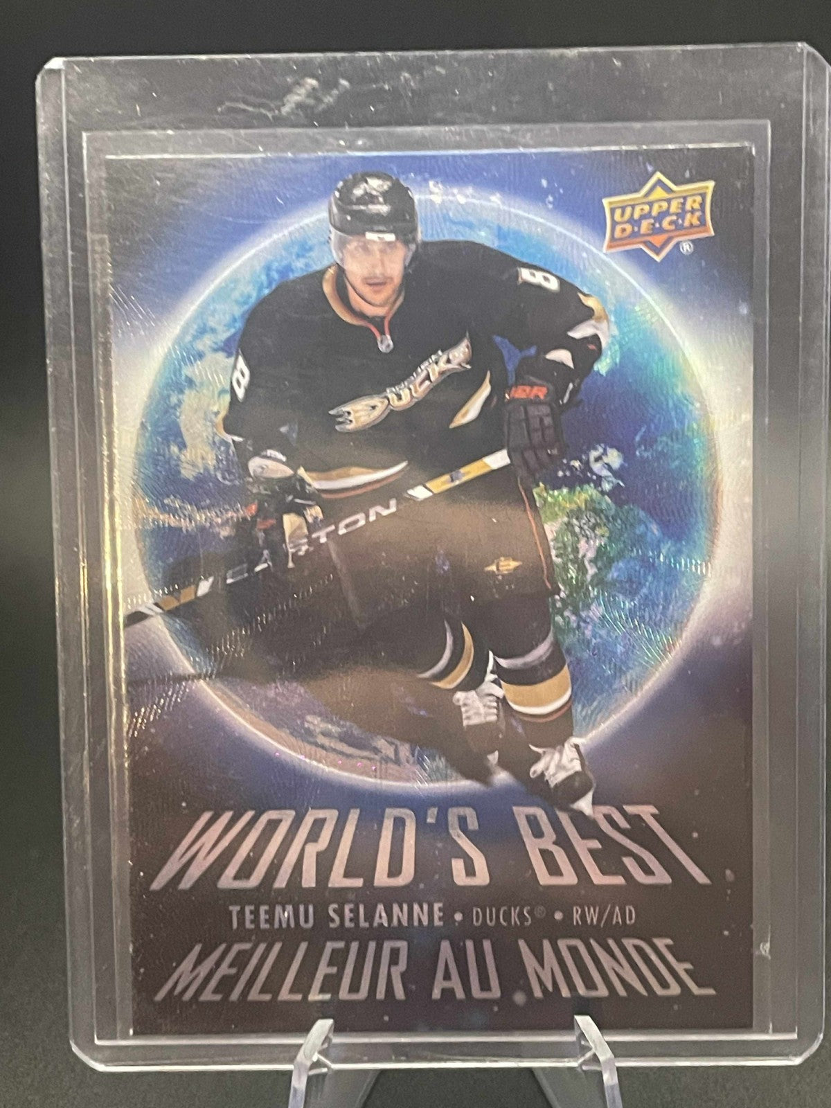 2023 UD Tim Hortons Hockey Cards Legends Worlds Best #WB-4 Teemu Selanne WB4