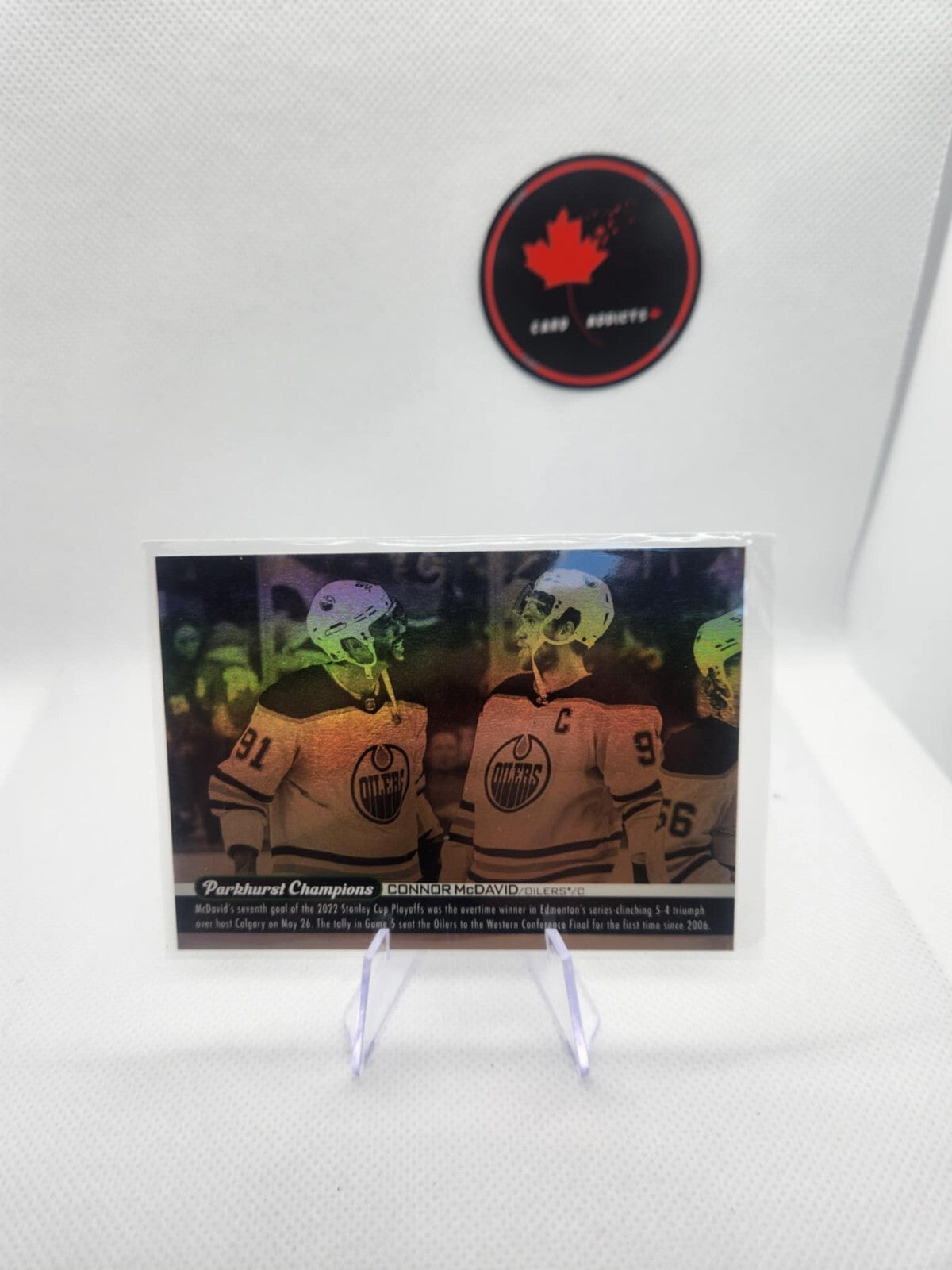 Connor McDavid 2022-23 Parkhurst Champions Wire Images WI-26