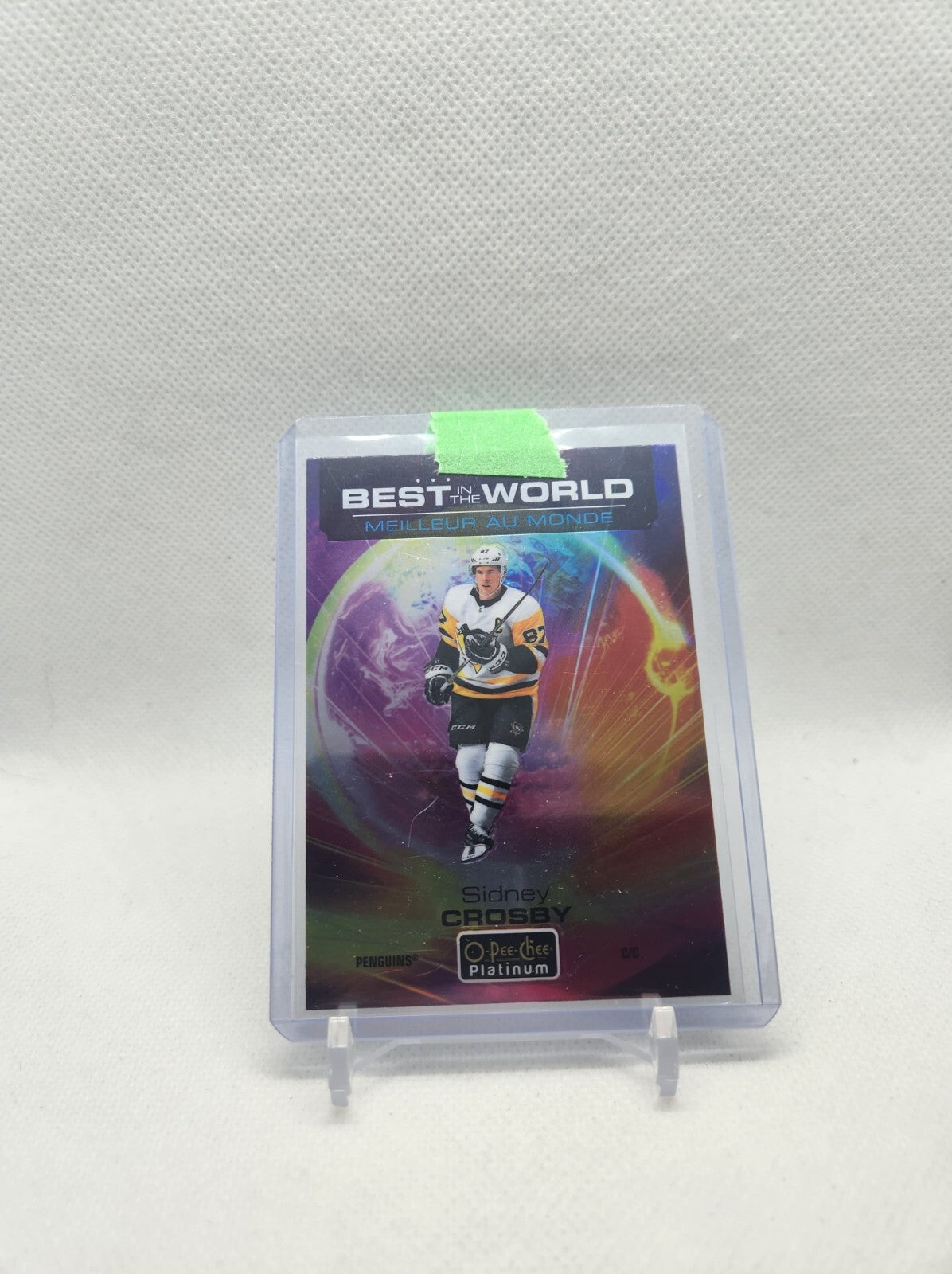 Sidney Crosby 2020-2021 O-Pee-Chee Platinum Best in the World Insert BW-3