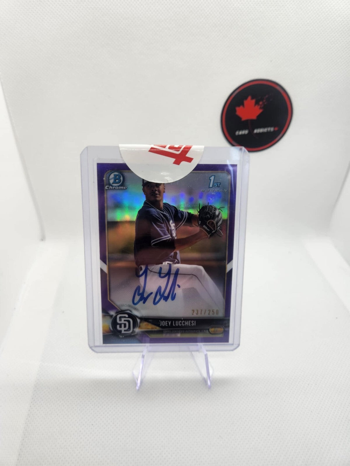 Joey Lucchesi /250 AUTO 1ST BOWMAN 2018 Bowman Chrome