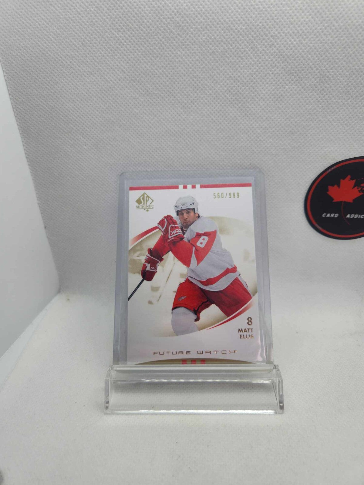 2007-08 SP Authentic Future Watch /999 Matt Ellis #174 Rookie RC Buffalo Sabres