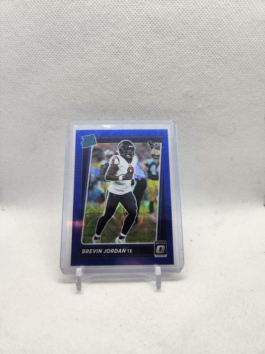 BREVIN JORDAN 2021 DONRUSS OPTIC RATED ROOKIE SP BLUE SCOPE PRIZM RC