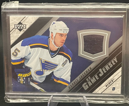 2005-06 Upper Deck SERIES 2 Hockey BARRET JACKMAN #J2-BJ UD GAME JERSEY