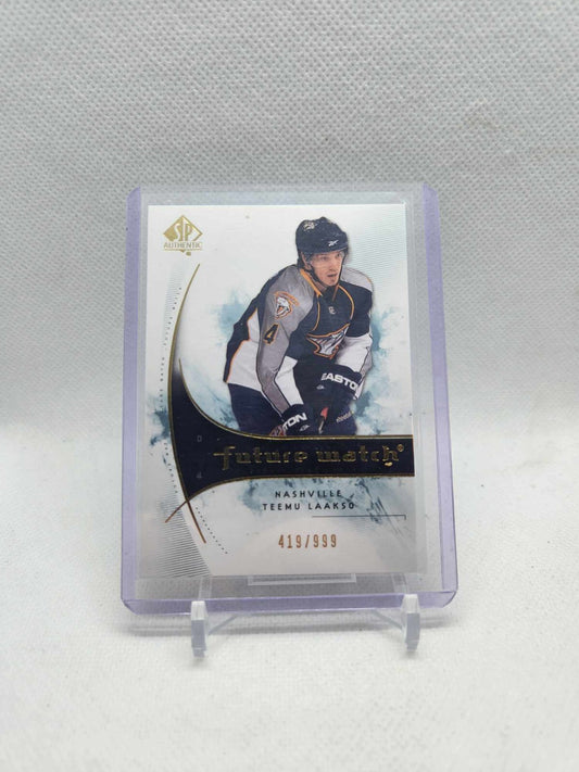 2009-10 SP Authentic Future Watch Teemu Laakso Rookie #/999 Nashville