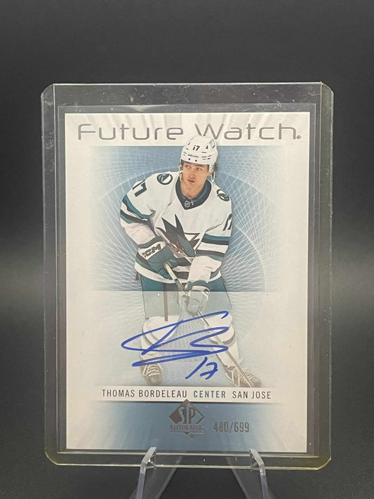 2022-23 SP Authentic Retro Future Watch Auto Thomas Bordeleau /699 #RFWA-BO