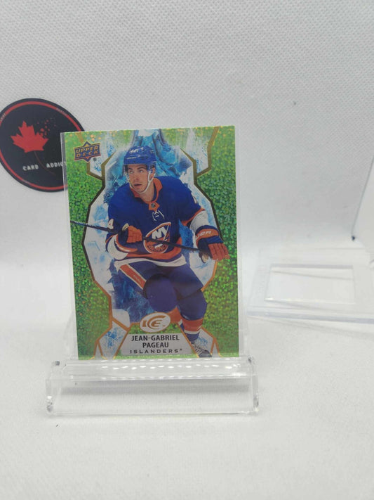 2021-22 Upper Deck UD Ice Green #61 Jean-Gabriel Pageau New York Islanders