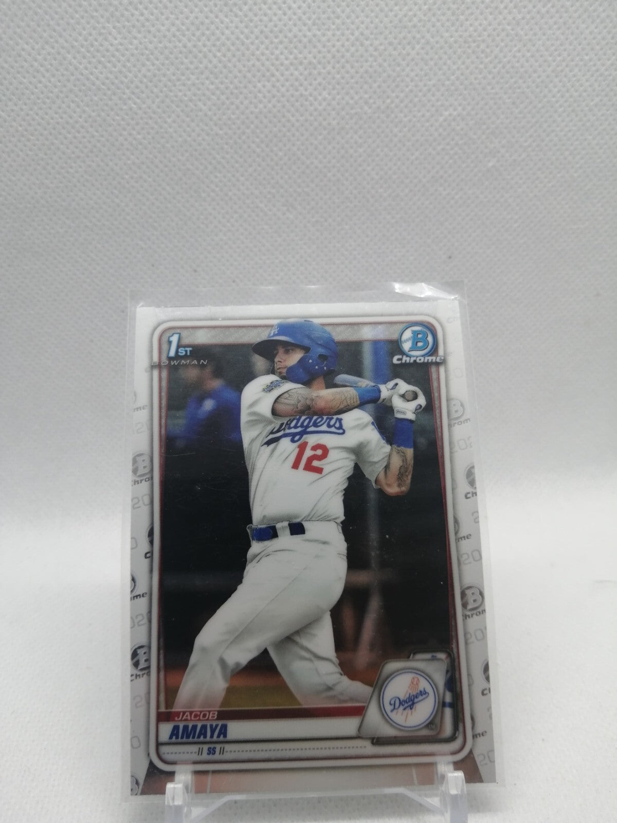2020 Bowman Baseball Jacob Amaya 1st Bowman Chrome #BCP-3 LA Dodgers
