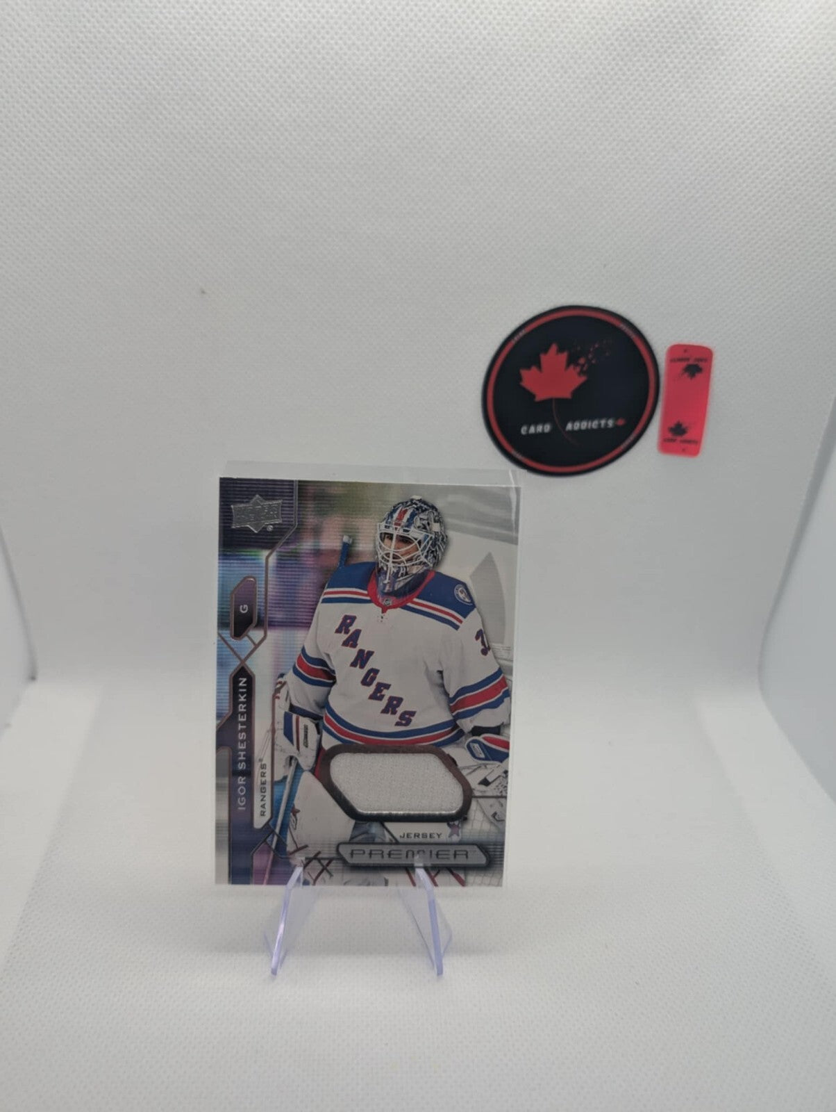 2021-22 Upper Deck Premier Igor Shesterkin Jersey Premier #27 New York Rangers