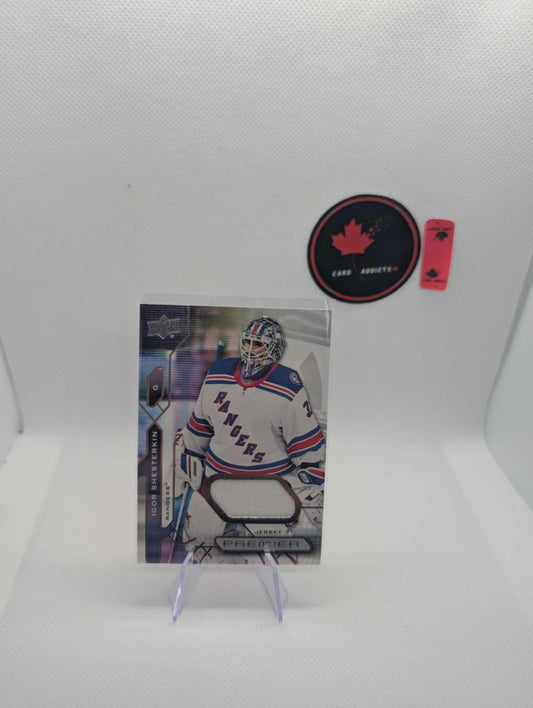 2021-22 Upper Deck Premier Igor Shesterkin Jersey Premier #27 New York Rangers