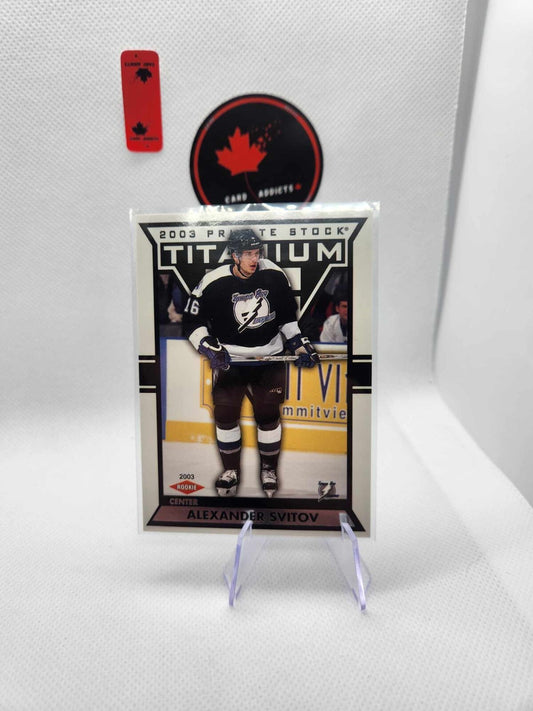 2002-03 Pacific Private Stock Titanium Alexander Svitov /1475 Tampa Bay