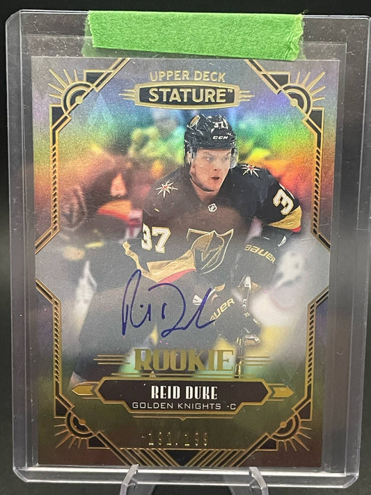 2020-21 Upper Deck Stature Rookie Reid Duke Rookie Auto /199 #170