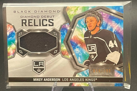2020-21 UD Black Diamond Mikey Anderson Diamond Debut Relics Rookie Jersey /399