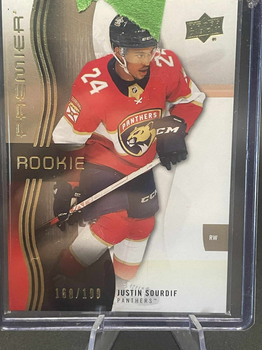 2023-24 Upper Deck Premier Bronze #143 Justin Sourdif RC /199