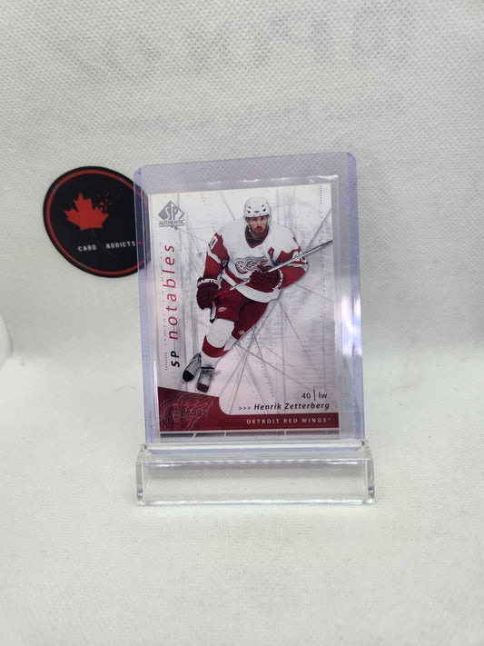 06-07 SP Authentic Notables Henrik Zetterberg #/999