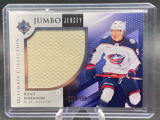 2024 UPPER DECK ULTIMATE COLLECTION #24 KENT JOHNSON JUMBO JERSEY /199