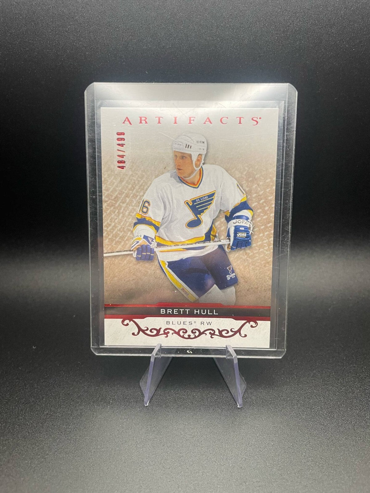 2021-22 Upper Deck Artifacts Legends Ruby - Brett Hull #/499