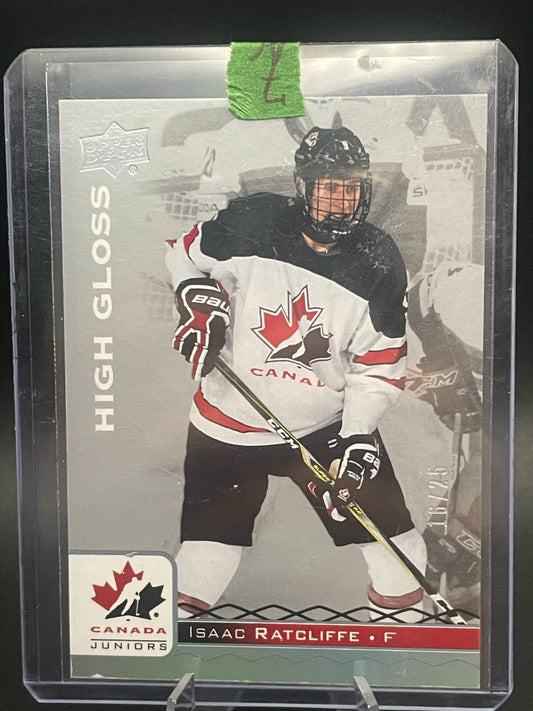 2017-18 UD Team Canada Juniors High Gloss #43 Isaac Ratcliffe /25