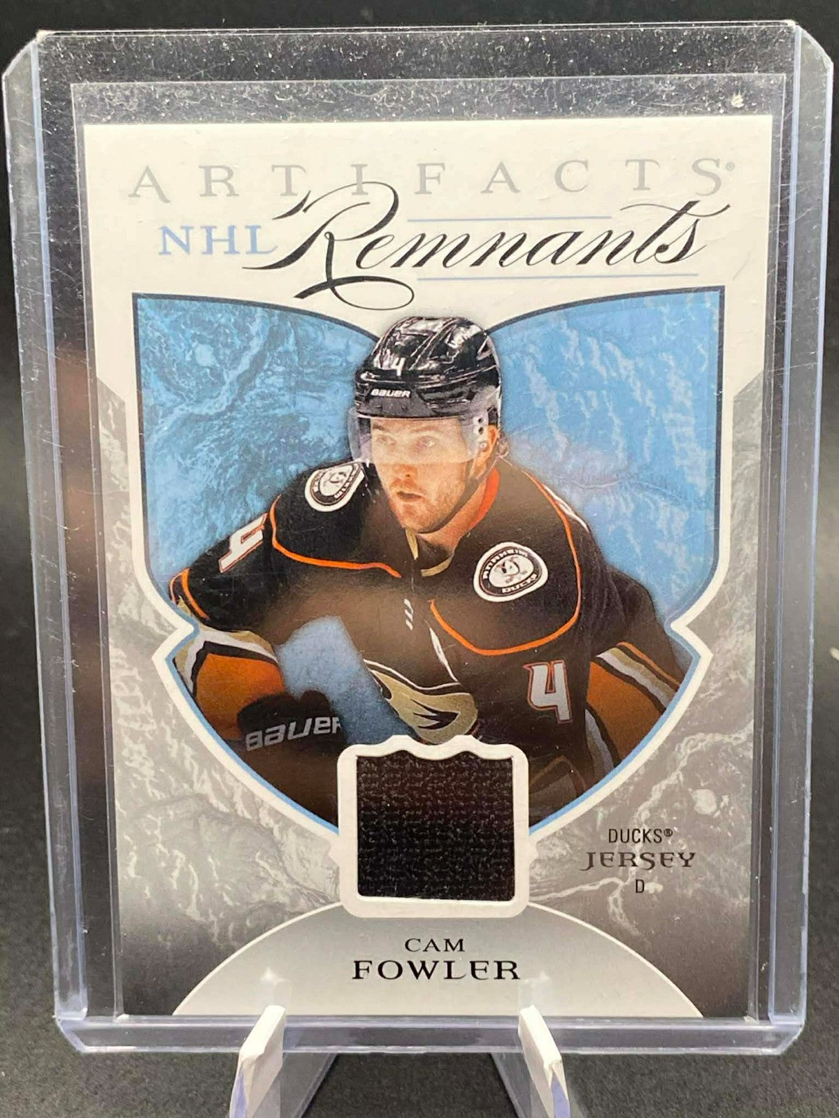 2022-23 UD Artifacts Cam Fowler NHL Remnants Jersey #NR-CF Ducks