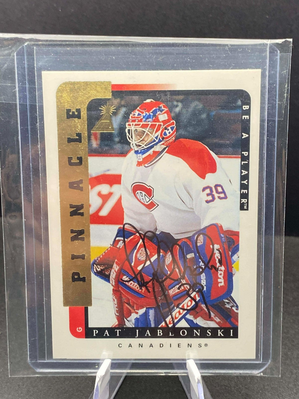 1996-97 Pinnacle Be a Player #99 Pat Jablonski Auto