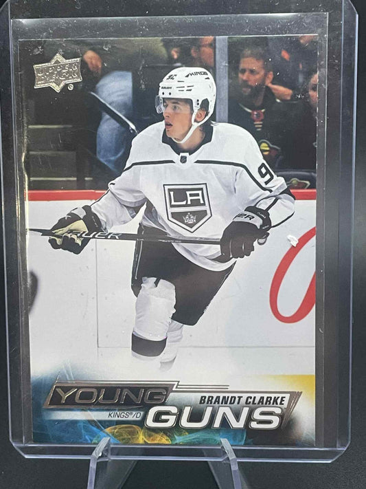 2022-23 Upper Deck Young Guns Hockey Rookie RC #470 Brandt Clarke 5 Available